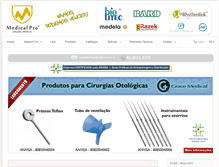 Tablet Screenshot of medicalpro.com.br